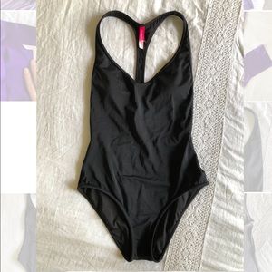 Victoria’s Secret black one-piece bathing suit